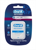 Зубная нить Oral-B Pro-Expert Clinic Line - Прохладная мята, 25 м