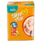 Подгузники Sleep & Play Mini 3-6 кг, 2 размер