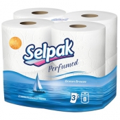 Туалетная бумага с ароматом SPA серия "Свежесть Океана"