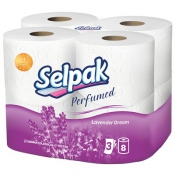 Туалетная бумага с ароматом SPA серия "Лаванда"