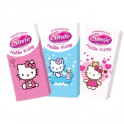 Бумажные платочки детской серии "Hello Kitty", 10 штук