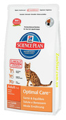 Science Plan™ Feline Adult Optimal Care™ с Ягненком корм для кошек