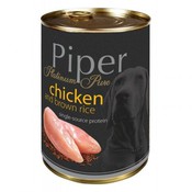 "PIPER PLATINUM PURE" консервы для собак с курицей и коричневым рисом