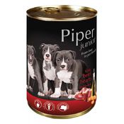 "PIPER JUNIOR" для щенков с говяжьими сердцами и морковью, 400 грамм