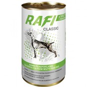 "DN Rafi classic" консервы для собак мясные кусочки в соусе  дичью и морковкой, 1250гр