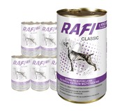"DN Rafi classic" консервы для собак мясные кусочки в соусе с  кроликом и брокколи, 1250гр