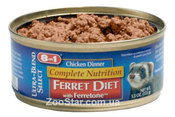 COMPLETE NUTRITION Ferret Diet-Chicken Dinner - консервированный корм для хорьков