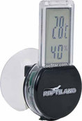 Термометр-гигрометр электронный на присоске для террариумов