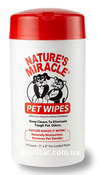 Влажные очищающие салфетки для собак и кошек Nature’s Miracle Ultra Bath Pets Cleaning Wipes, 70 шт