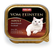 "VOM FEINSTEN"  (Вом Фейнштен) Консервы для кошек "Мультимясной коктейль", 100гр 