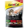 GimCat Nutri Pockets Malt Vitamin Mix - хрустящие подушечки с начинкой для кошек