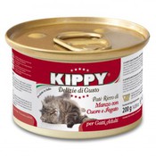 Консервы для кошек "Kippy", паштет, говядина, сердце и печень
