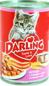 Консервы для котят с курицей "Darling"