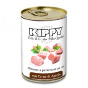 Консервы для взрослых собак "Kippy" паштет с кусочками мяса, ягненок 