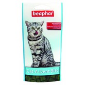 Хрустящие подушечки для чистки зубов у кошек "Cat-A-Dent Bits", 75 шт