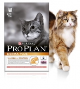 Сухой корм для кошек с проблемной кожей "Pro Plan Derma Plus"